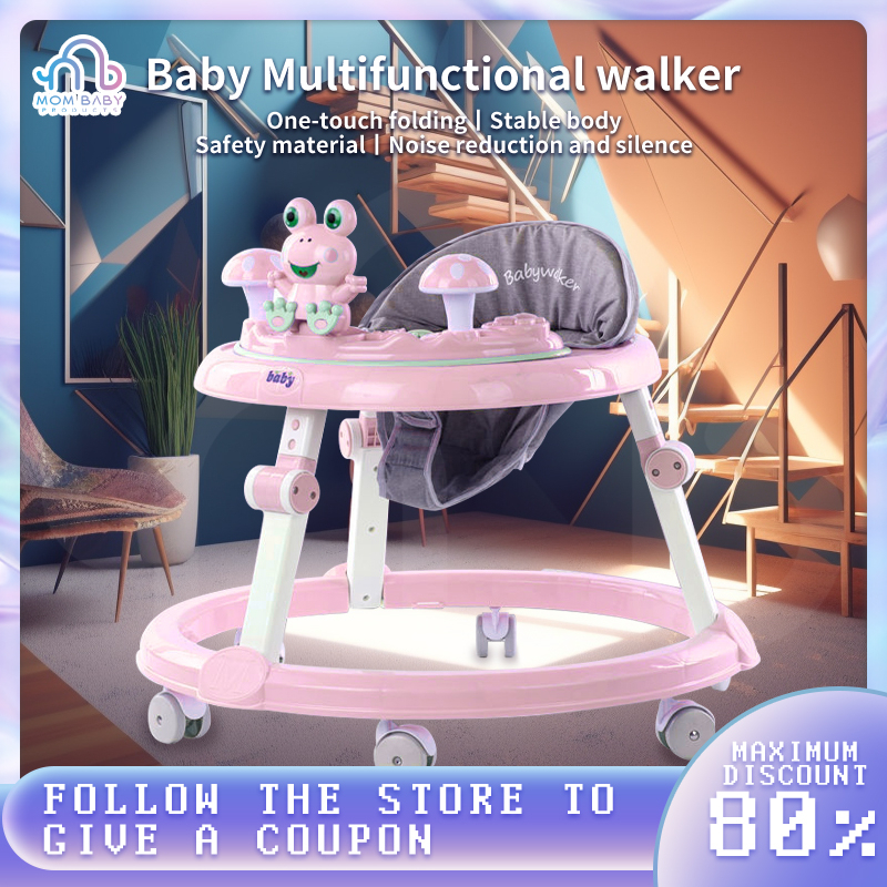 Walker For Baby Boy Foldable Portable Adjustable Walker For Baby Girl
