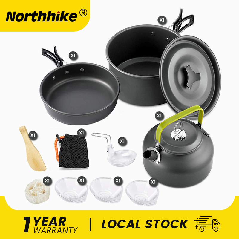 【PH STOCK】Northhike Camping Cooking Set Cookware Tableware Set Picnic