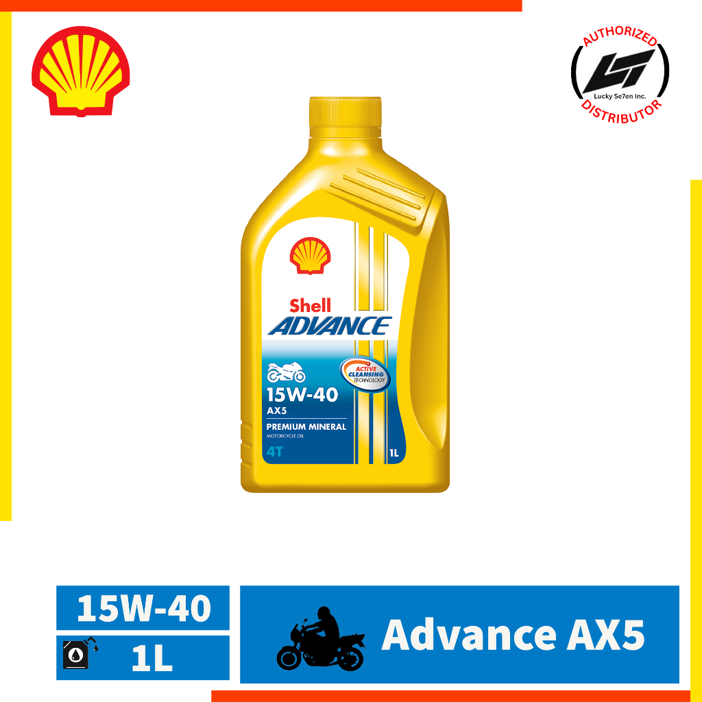 Shell Advance AX5 15W-40 1L | Shopee Philippines