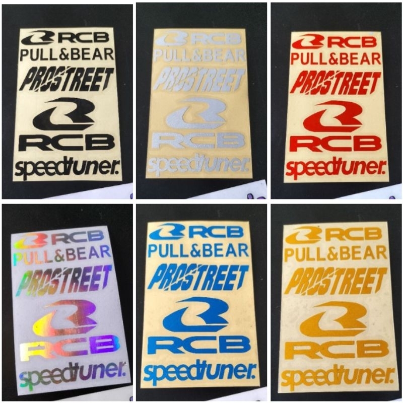 Prostreet RCB Speedtuner Pull&Bear Waterproof Sticker (sold per set ...