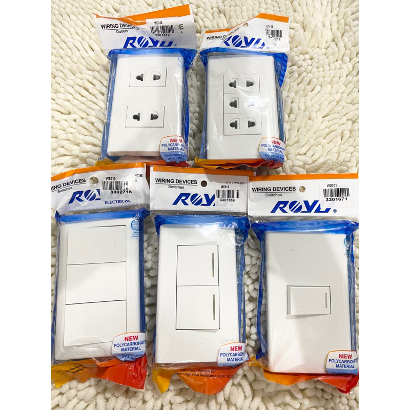 Royu Wiring Devices Switch Switches Outlets Shopee Philippines