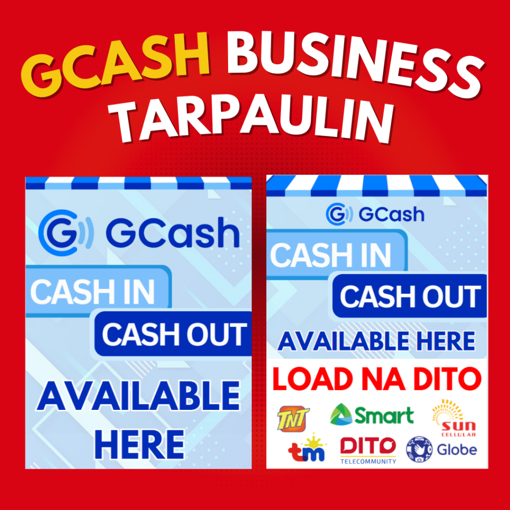 PRINTWISE GCASH BUSINESS TARPAULIN (18 X 24 IN) PORTRAIT | Shopee ...