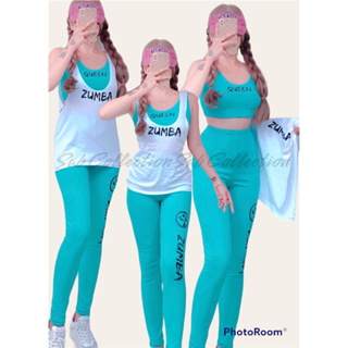 ONHAND 3in1 QUEEN ZUMBA OUTFIT TERNO LEGGINGS WITH COVER UP