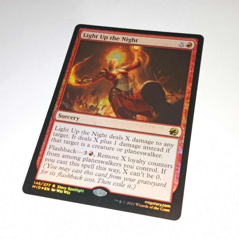 MTG Card Foil LIGHT UP THE NIGHT Magic the Gathering Trading Card Game ...