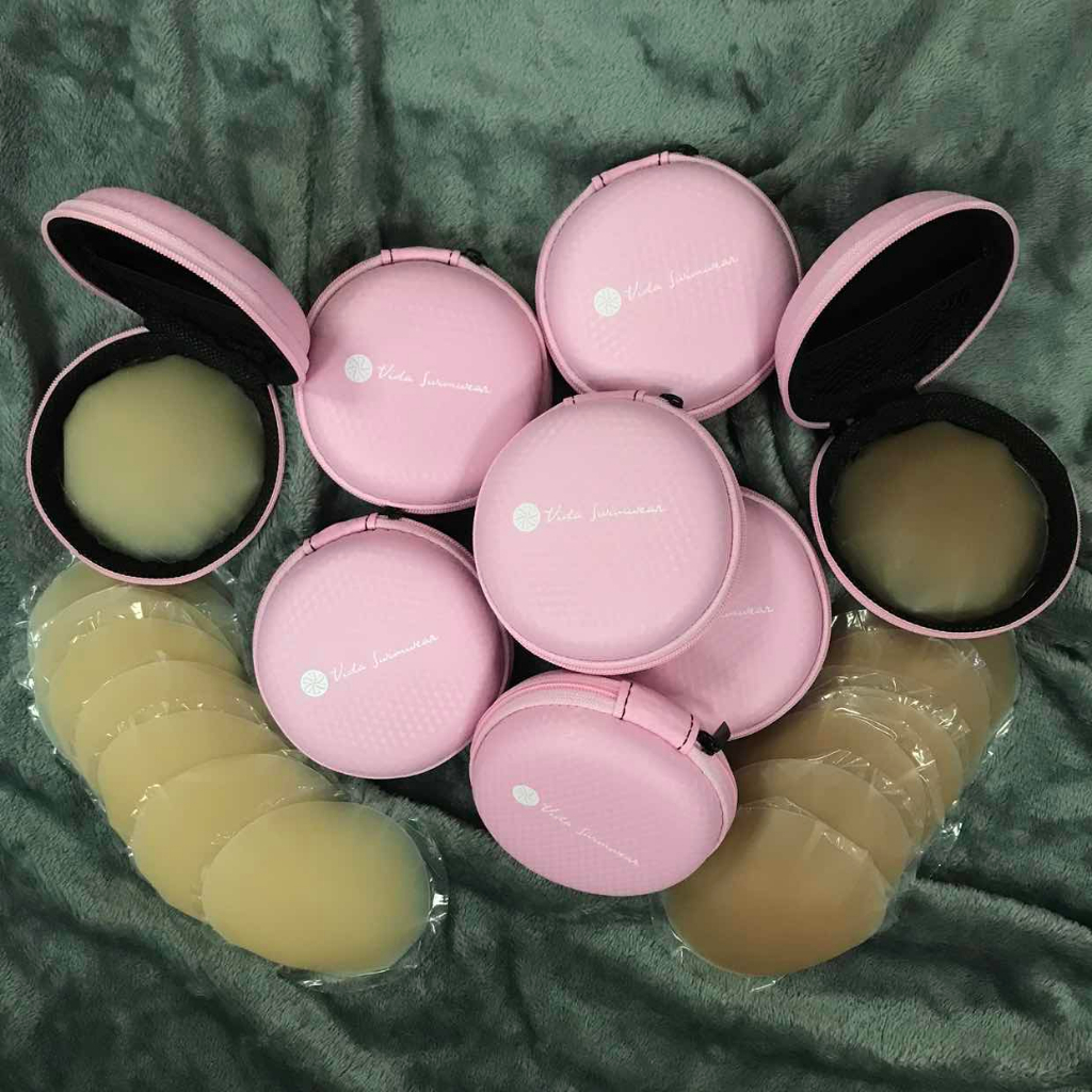 Round Shape Silicone Nipple Tape Nipple Cover Bra Pad Patch Women