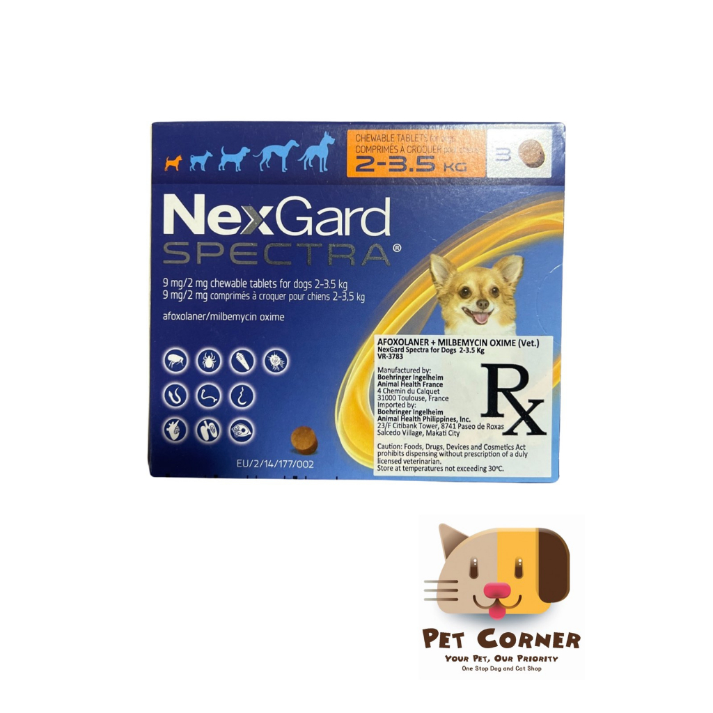 NEXGARD SPECTRA FOR DOGS TABLET & BOX | Shopee Philippines