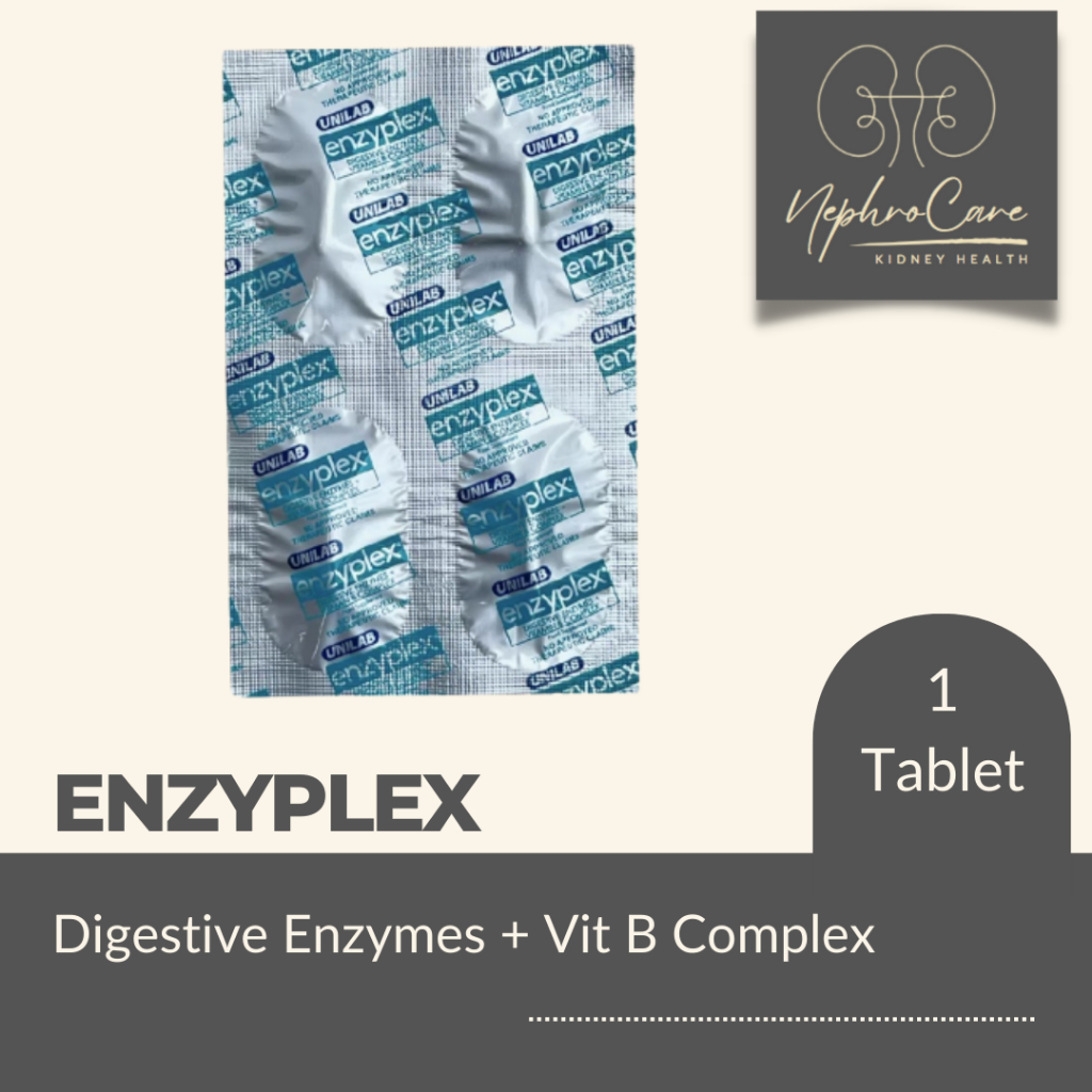 Enzyplex Digestive Enzymes + Vitamin B Complex Tablet per piece [1 tab] Shopee Philippines