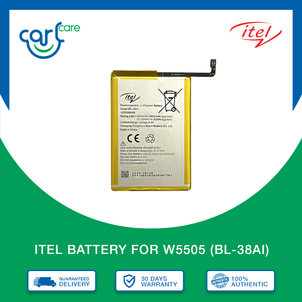 Itel A36 Battery (W5505) BL-38AI | Shopee Philippines