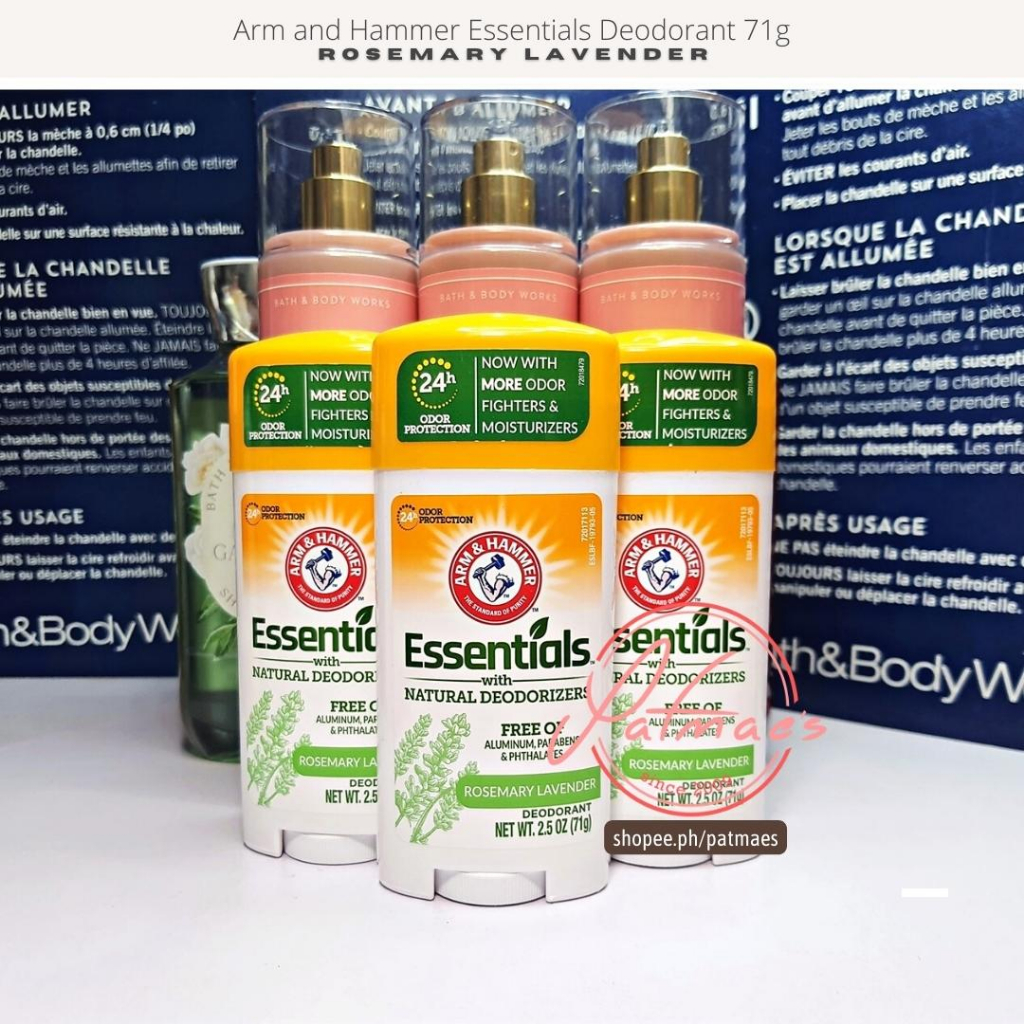 Arm and Hammer Essentials Deodorant for Women Rosemary Lavender 71g
