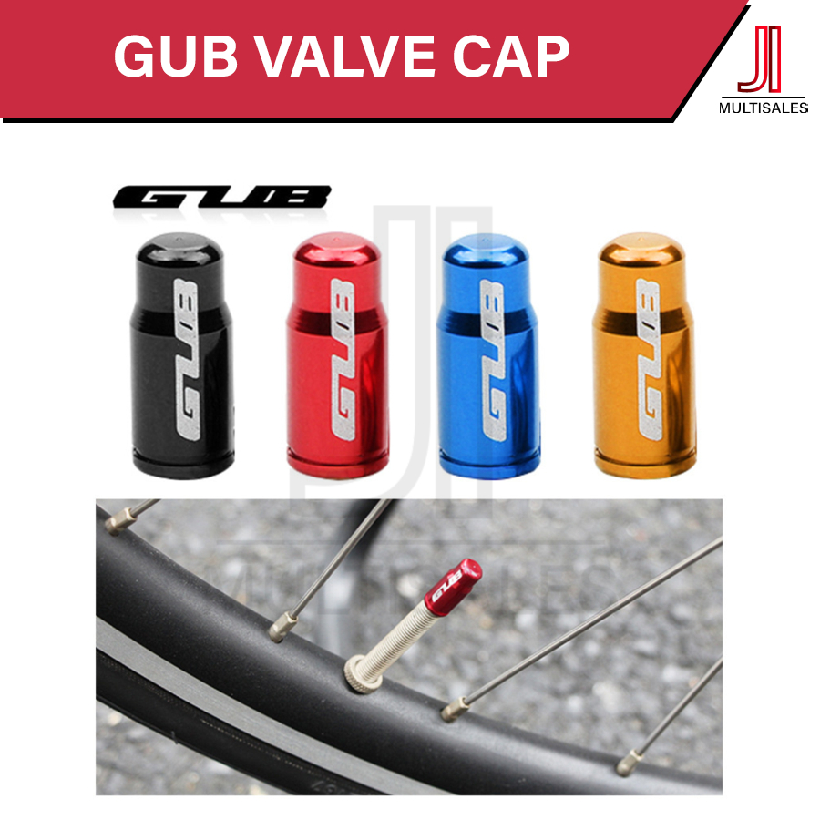 Bicycle GUB Tire Valve Cap Cover Aluminum Presta Schrader Mountain
