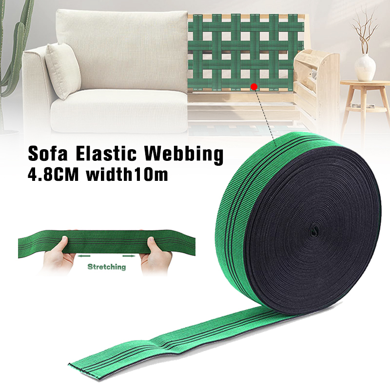 10m Sofa Elastic bing Latex Stretch Band Replacement Elastic bing for Furniture Repair