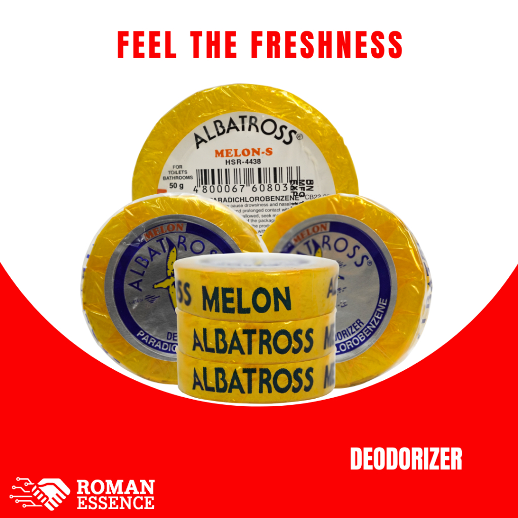 Albatross Bathroom Deodorizer Refill Melon 50g 12 Pieces/ Pack