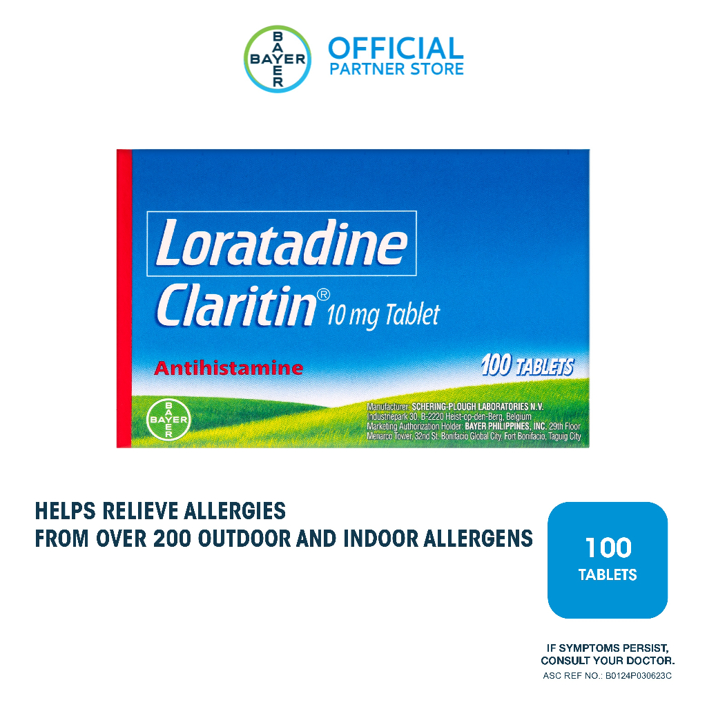 CLARITIN Loratadine 10mg Tablet for allergy relief from over 200