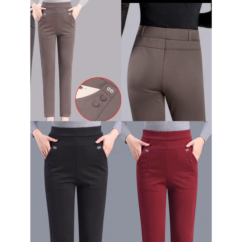 COD] Thailand Bangkok Stretch Slacks Pants For Women Casual / Officewear