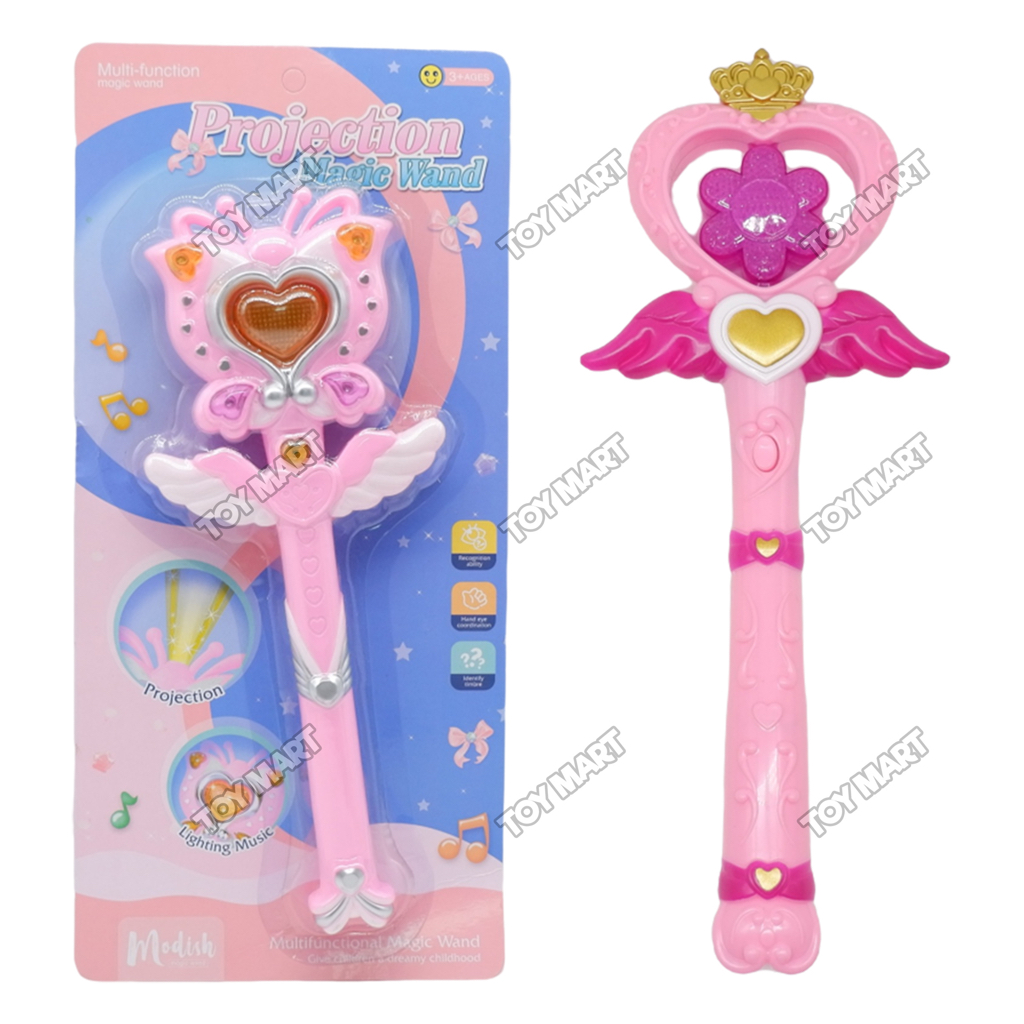 Light-Up Princess Magic Wand with Projection and Music | Shopee Philippines