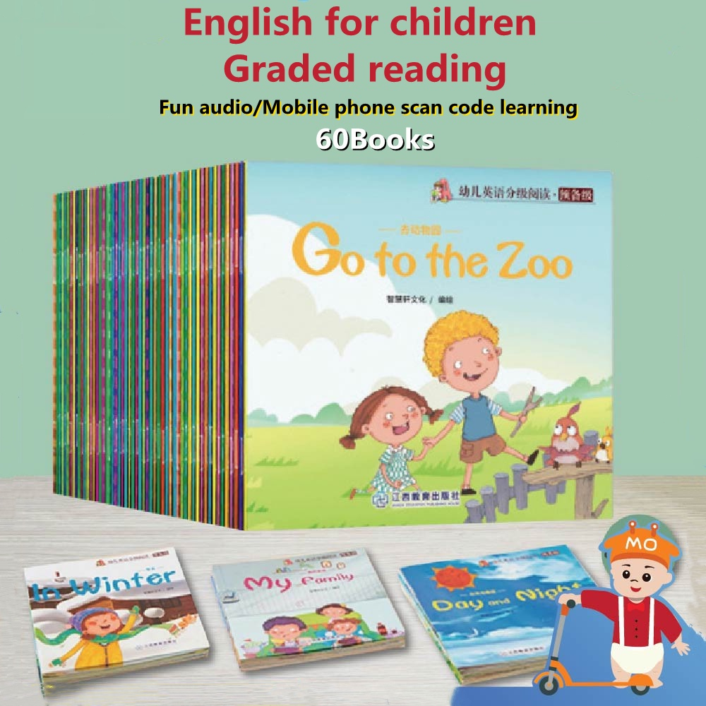 60 Books Per Set Kids Early Learning Story Books Buku Budak Bedtime ...