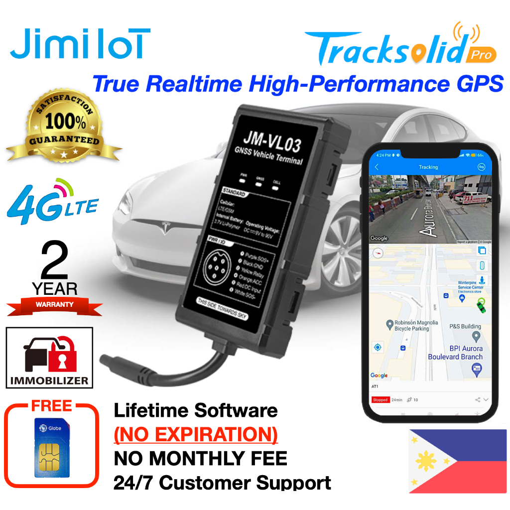 Jimi IoT VL03 4G GPS Tracking Device Tracker (COMMERCIAL USE) on Car ...
