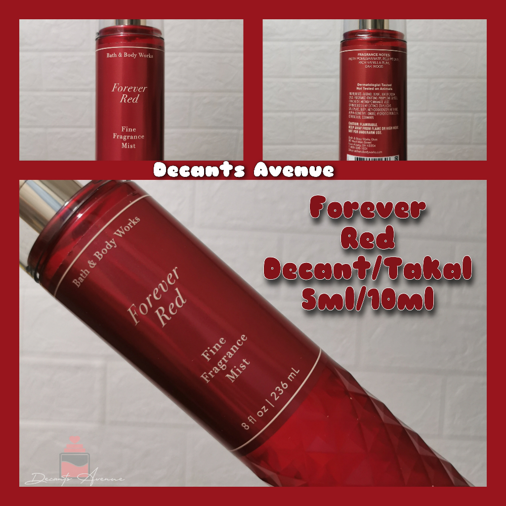 Forever Red Bath And Body Works 1mL 3mL 5mL 10mL Shopee Philippines