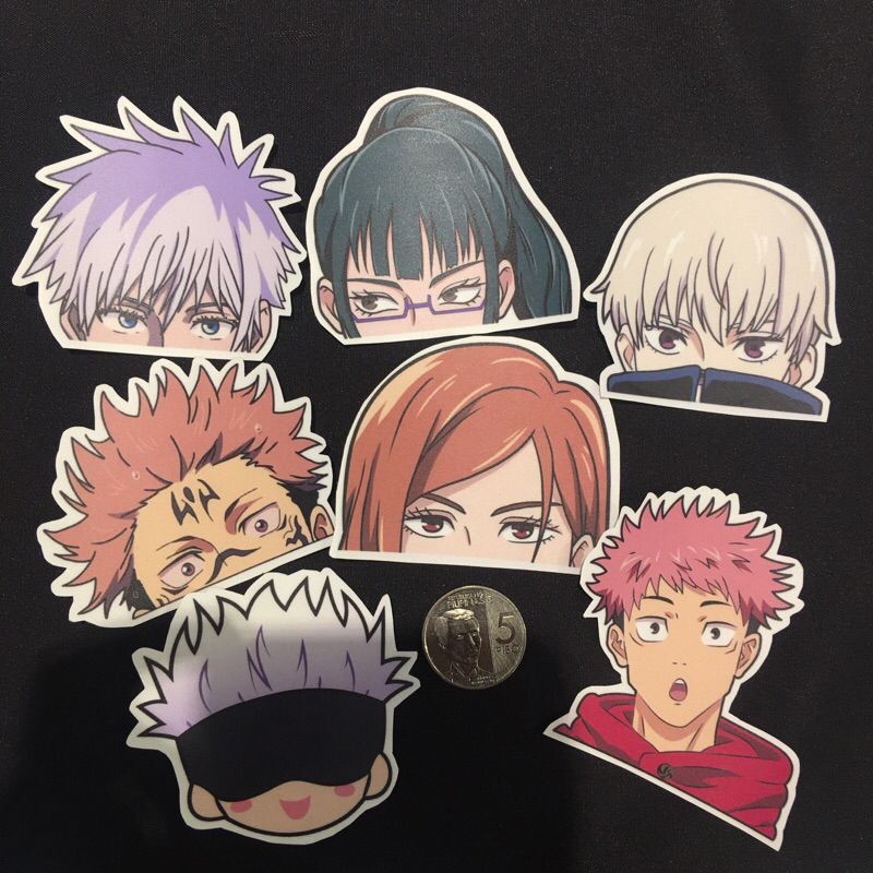 Jujutsu Kaisen Waterproof Stickers Shopee Philippines