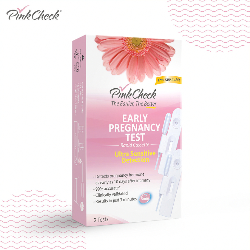 PinkCheck Cassette Early Pregnancy Test Kit 2s Shopee Philippines