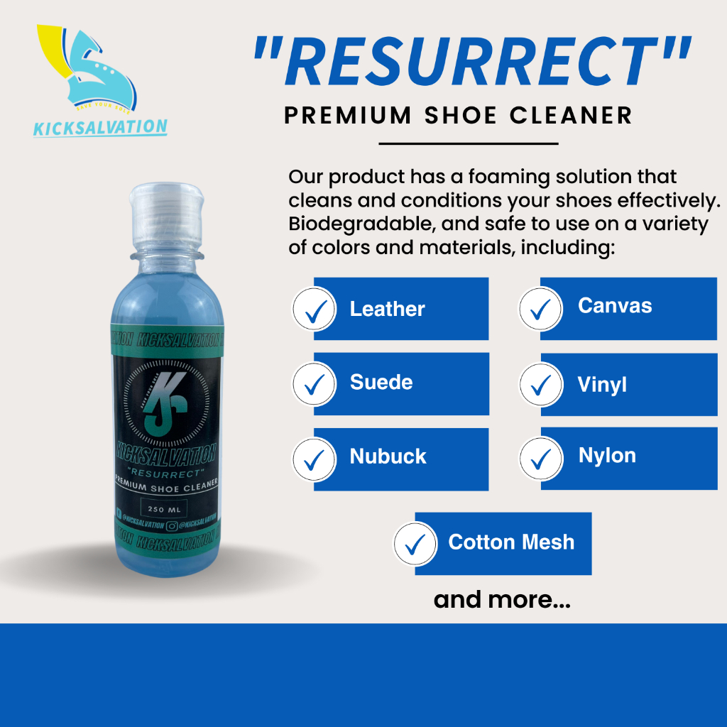 Kicksalvation Premium Shoe Cleaner 250ml Shopee Philippines
