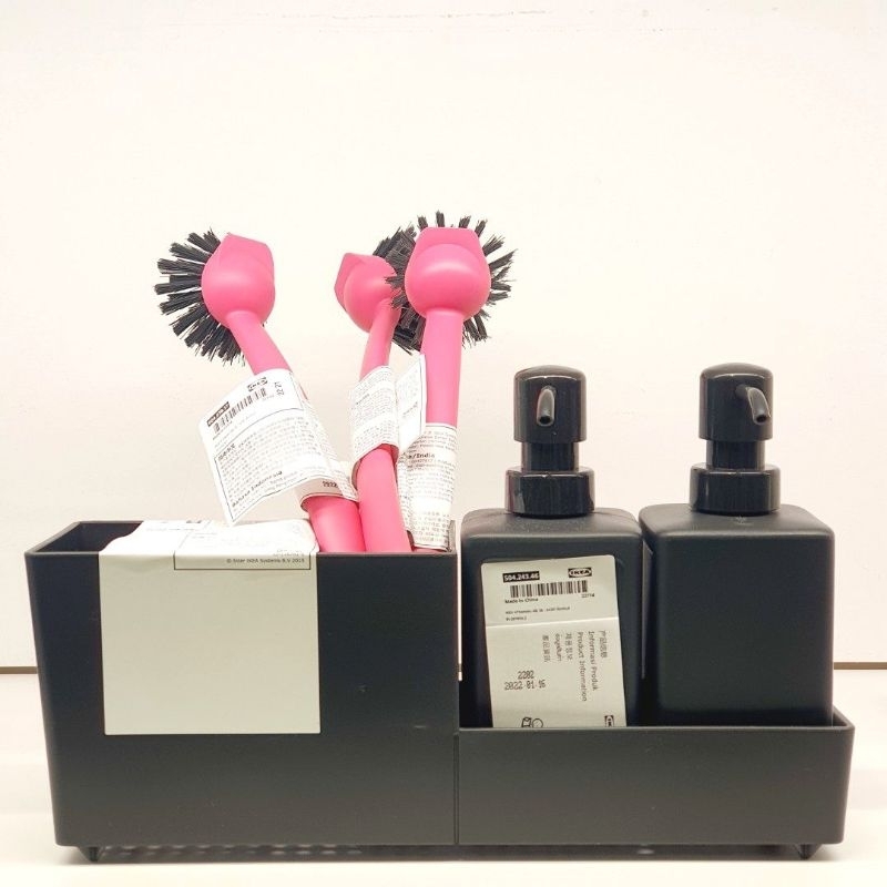 Ikea Black Minimalist Kitchen Utensil Rack Shopee Philippines