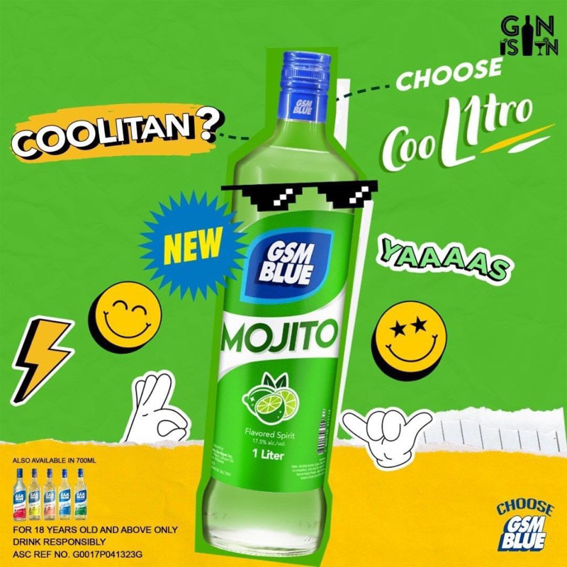 Gsm Blue Mojito Liter Shopee Philippines