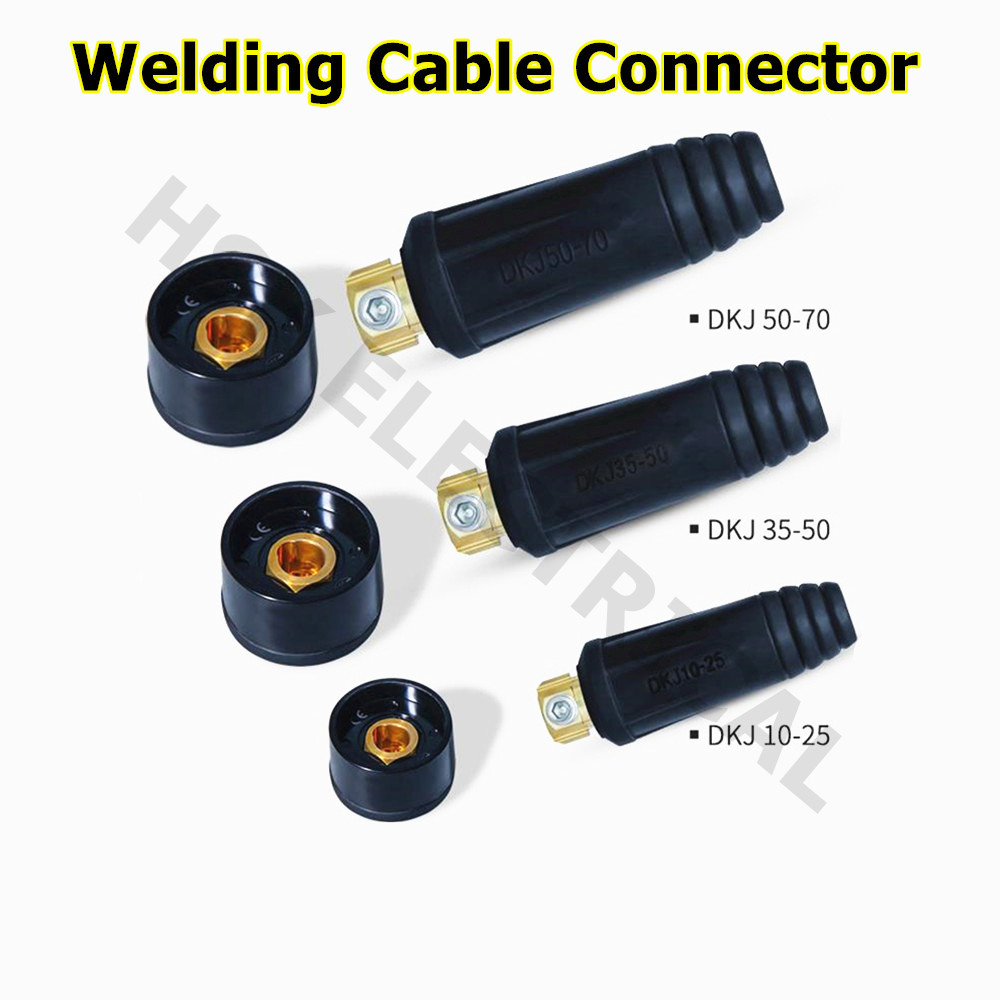 Welding Cable Connector Dkj 10 25 35 50 50 70 200a 315a 400a Shopee Philippines