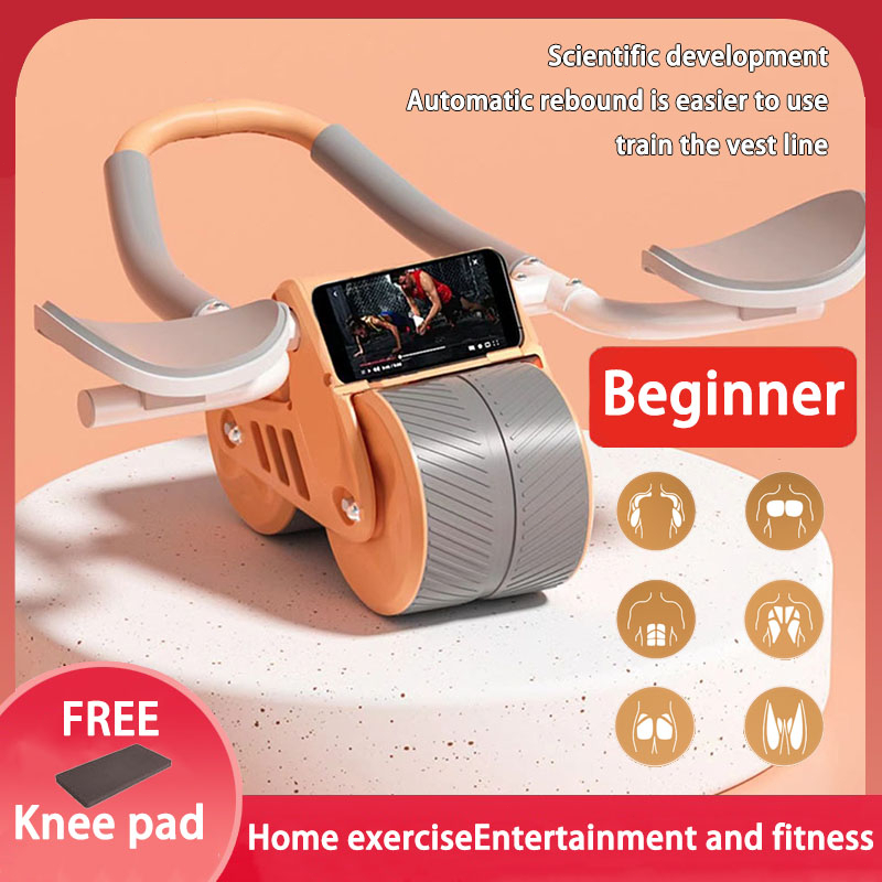 Beginner-Abdominal Roller Wheel Workout Exerciser Fitness equipments ...
