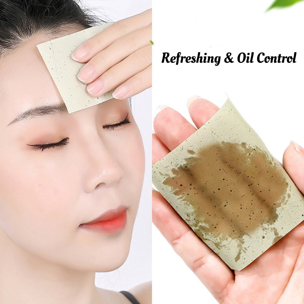 100 sheets Unscented Oil Control Paper Make up oil control oilabsorbing blotting facial face