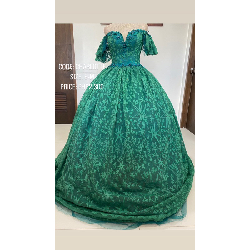 DEBUT GOWN (CODE: CHARLOTTE) | Shopee Philippines