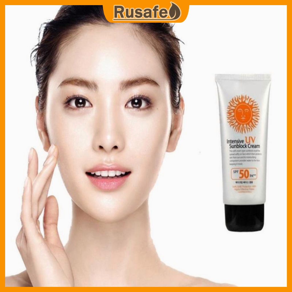 Intensive Sun Stick Balm And UV Sunblock Cream SPF50+ PA+++ 70ml Korean