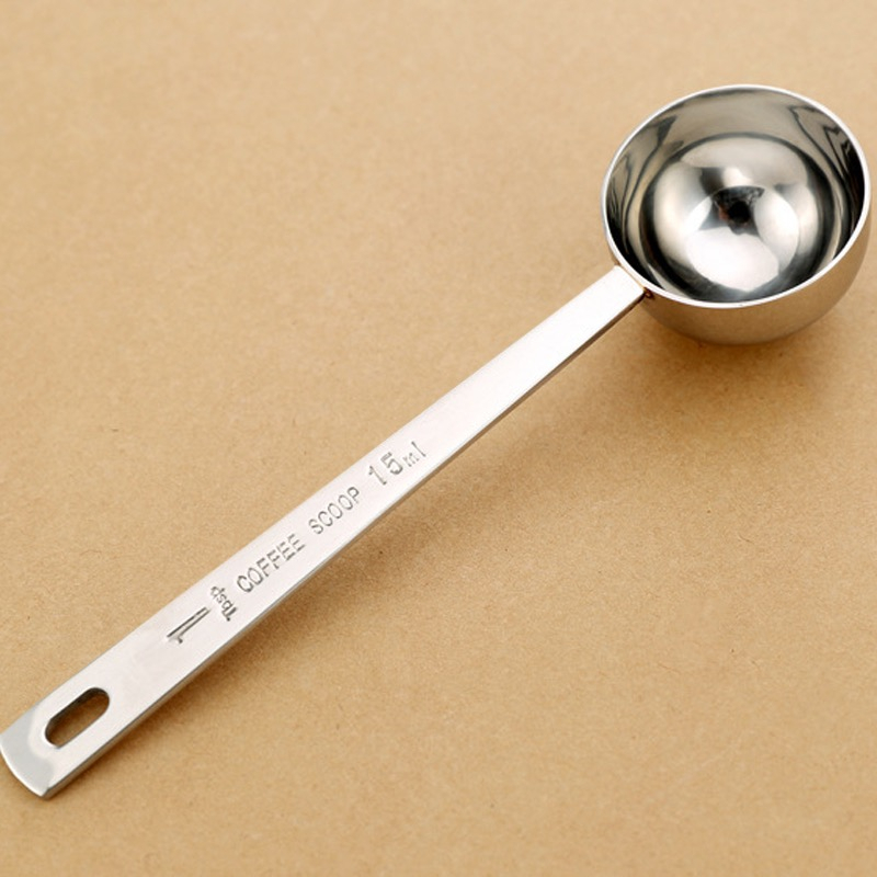 Stainless steel Bean spoon 15g Milk tea powder spoon / kitchen utensil ...