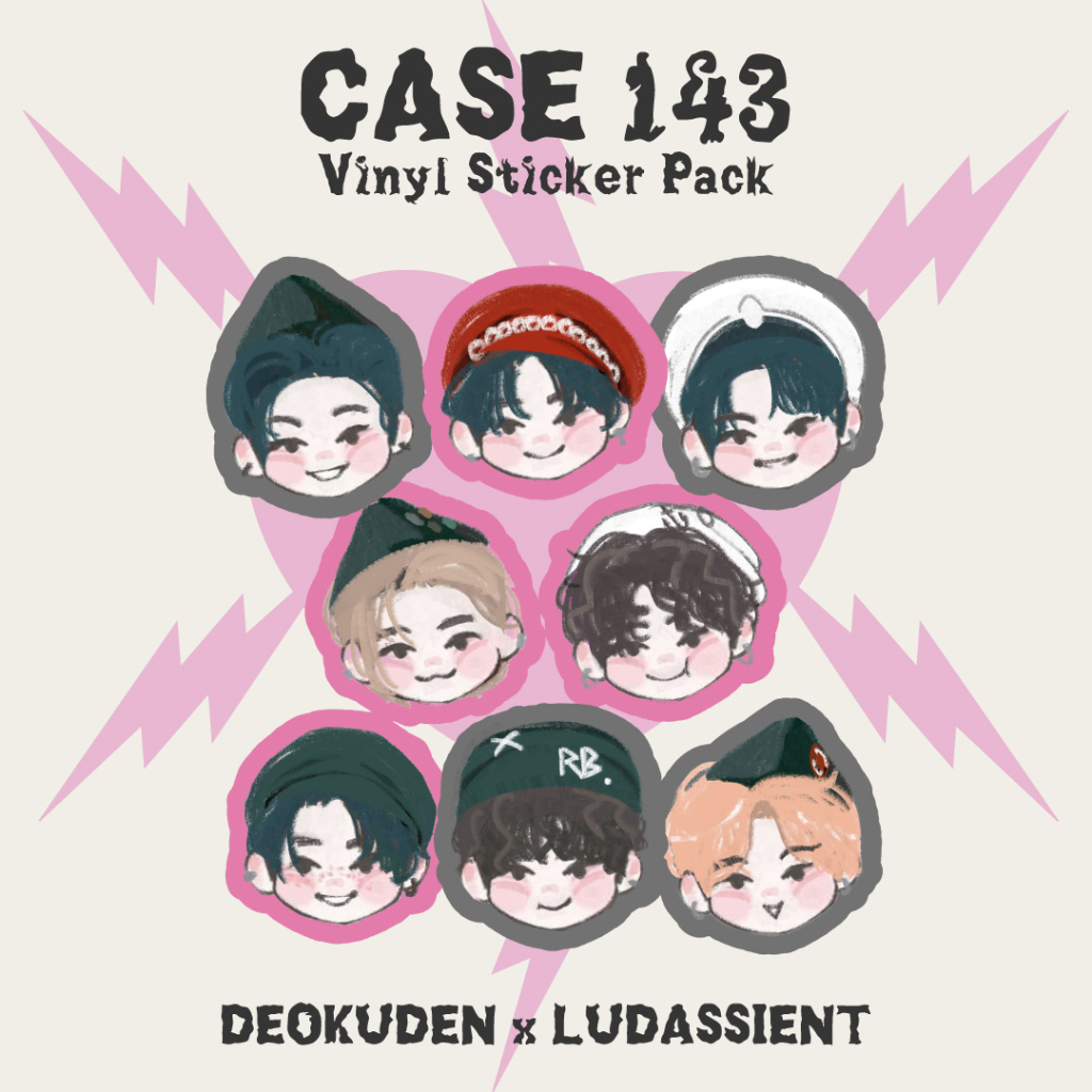 Stray Kids CASE 143 Vinyl Sticker Packs | Shopee Philippines