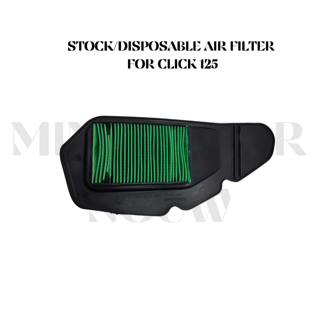 STOCK AIR FILTER FOR CLICK 125 | Shopee Philippines