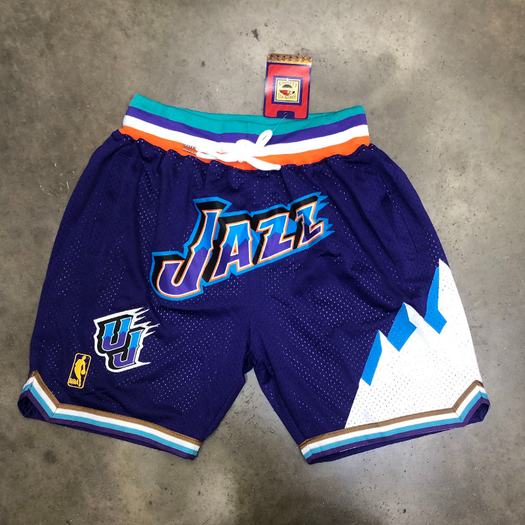 Utah jazz mountain store shorts