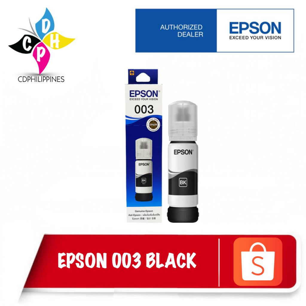 Genuine Epson 003 Inks 65ml Ciss Bottle Shopee Philippines 7618