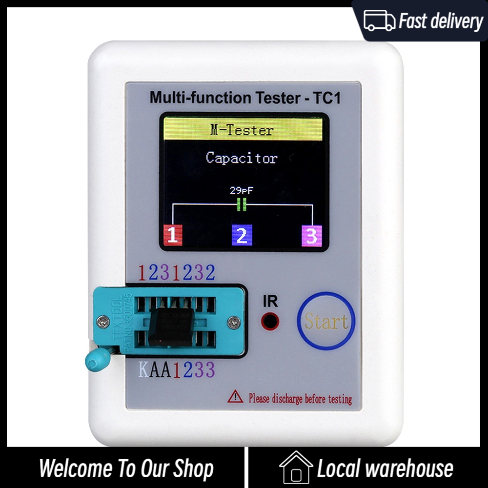 [Fast delivery]Colorful Display Transistor Tester Multi-functional TFT ...