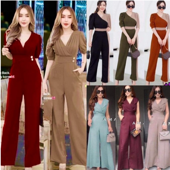 Women's semi hot sale formal jumpsuit