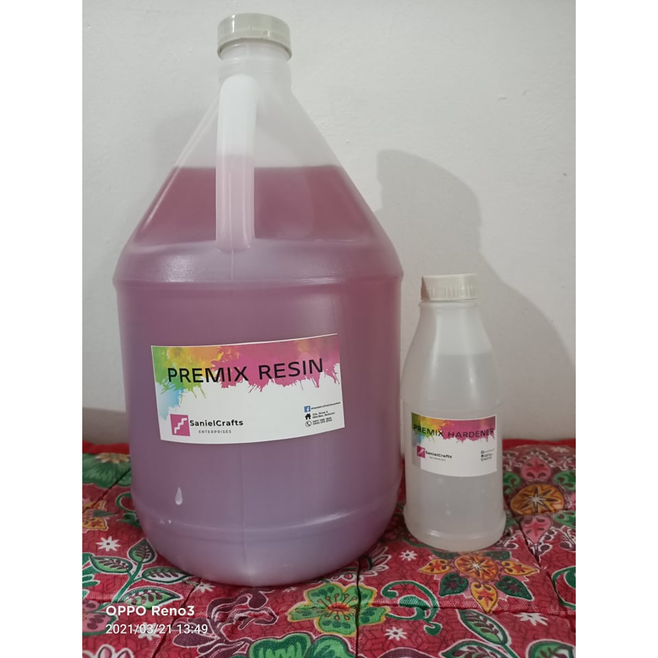 Fiberglass Premix Resin Gallon Set | Shopee Philippines