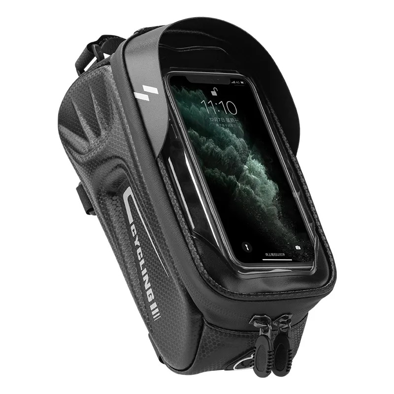 Rainproof Bicycle Front Touch Screen Phone Bag Mountain Bike Top Tube