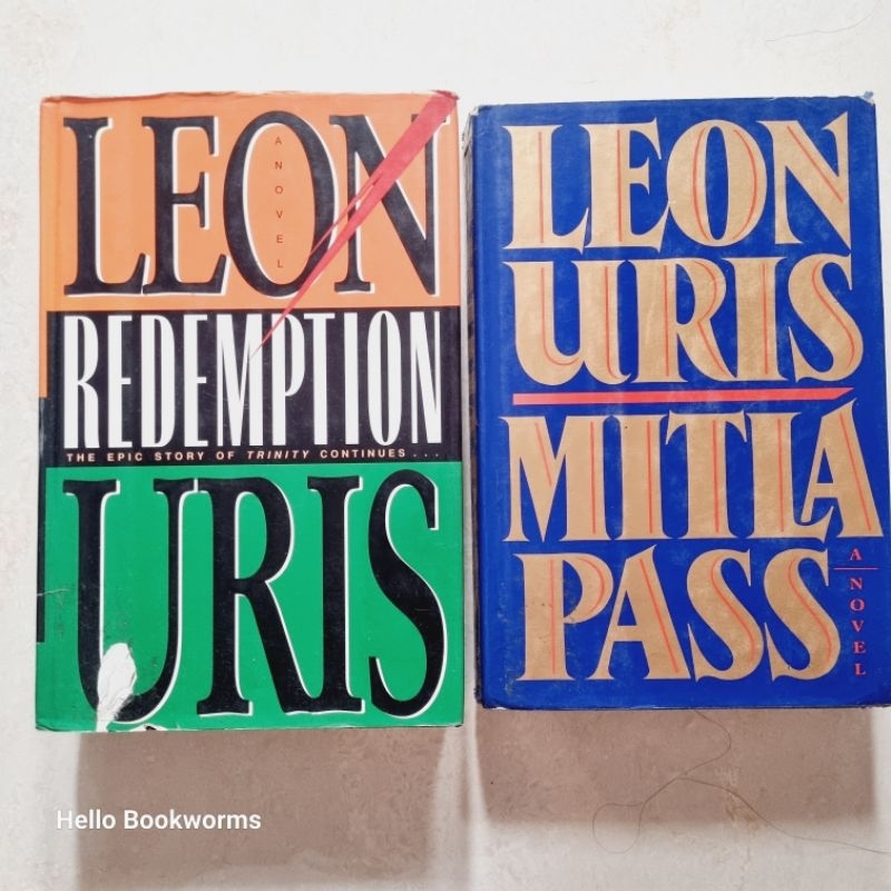 Leon Uris Novels Redemption Mitla Pass Shopee Philippines