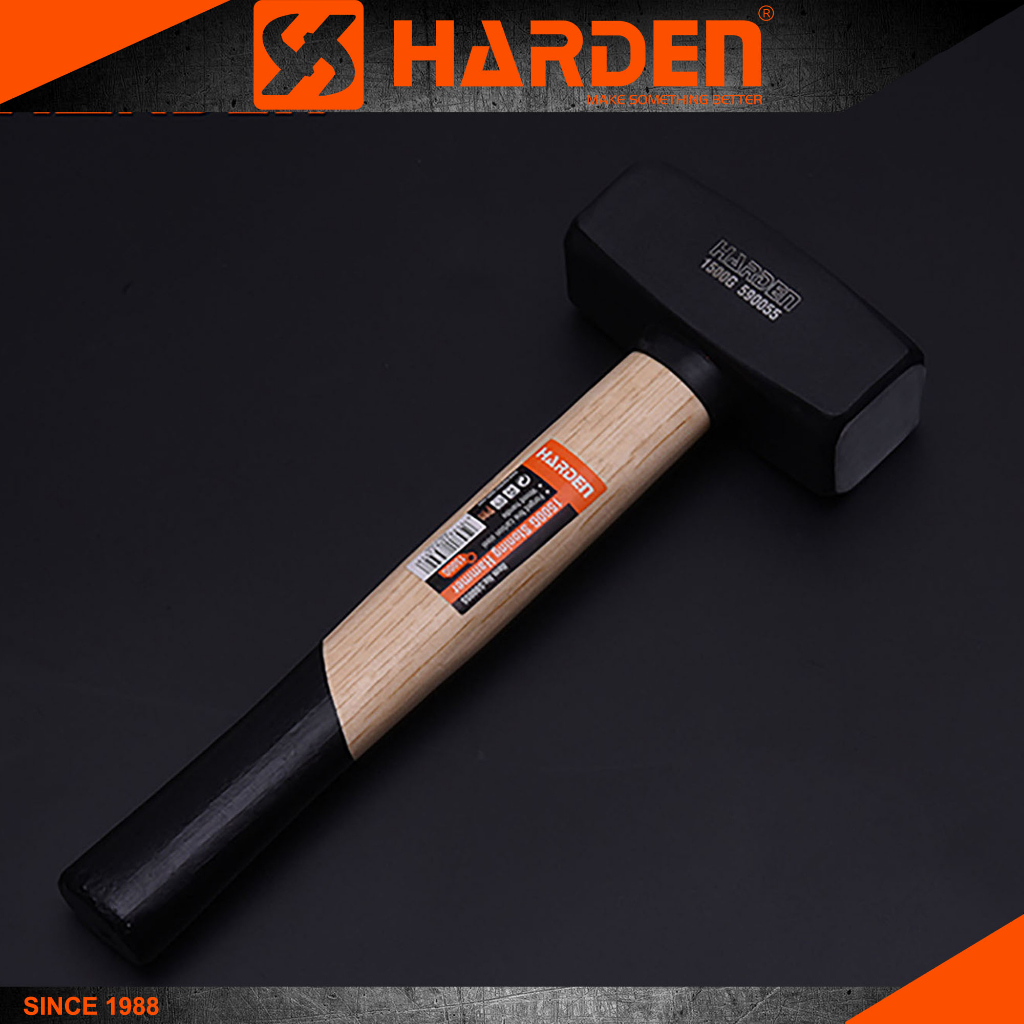 Harden 1.0kg 2.0kg Stoning Hammer With Wood Handle Multi Tool 1000G