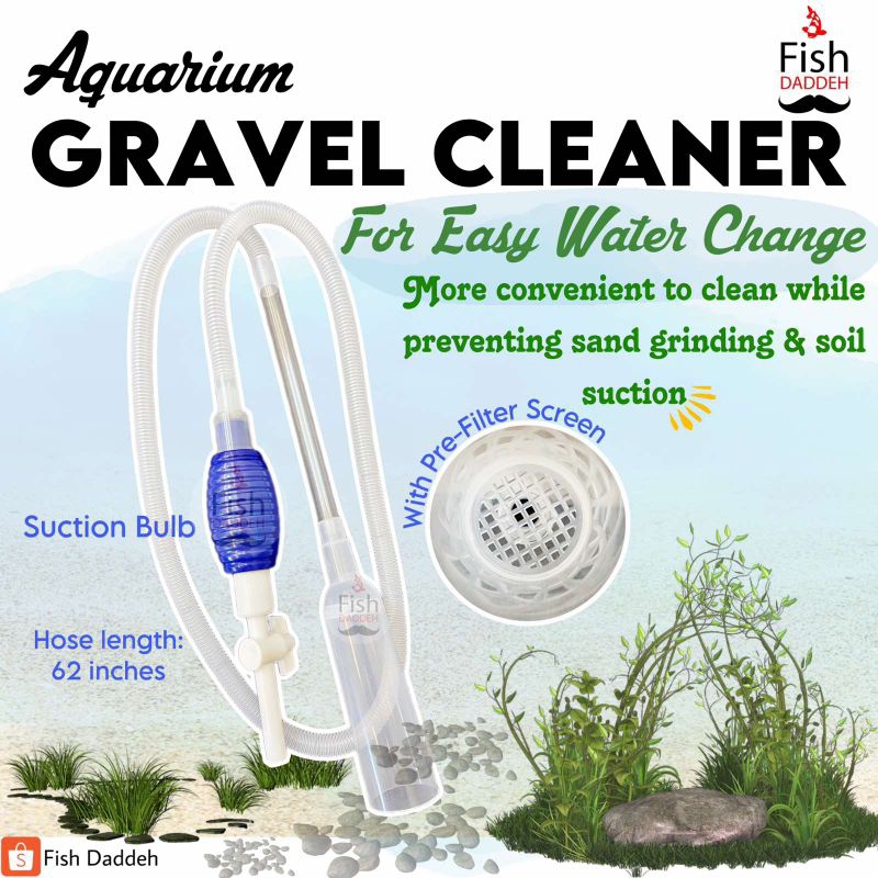 Aquarium Gravel Cleaner Siphon Pump Vacuum Cleaner Shopee Philippines