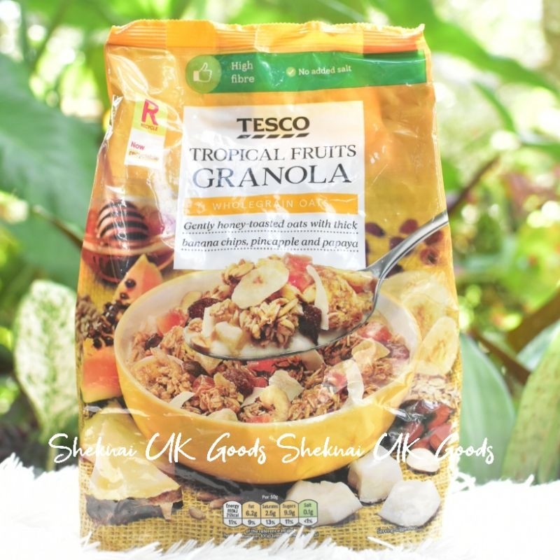 Tesco Granola Tropical Fruits 1Kg Shopee Philippines