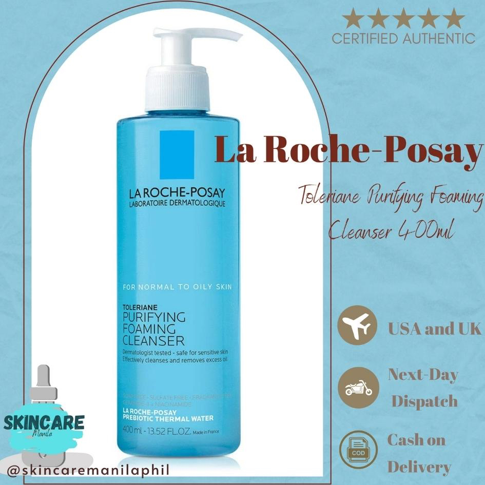 La RochePosay Toleriane Purifying Foaming Facial Cleanser 400ml 13.52