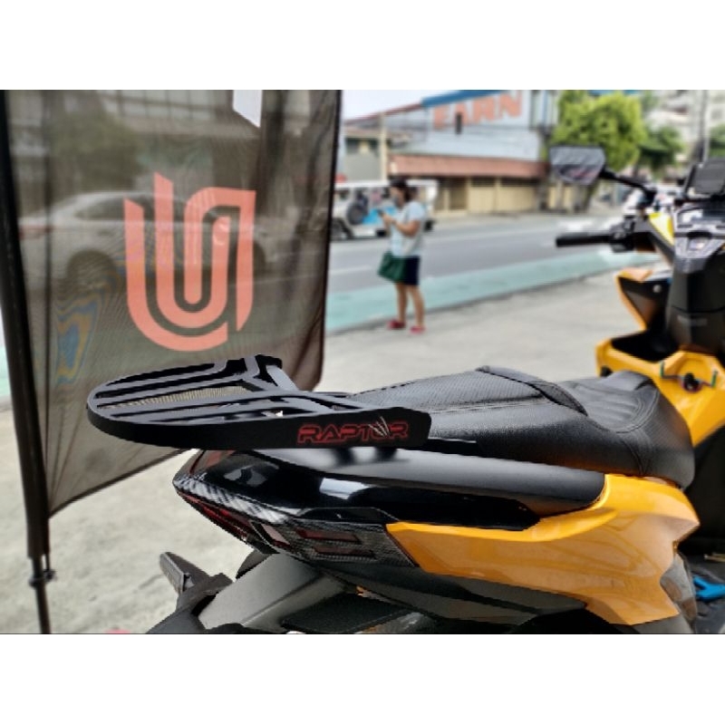New Honda Click V2/V3 Raptor Monorack Bracket Stay Grab Bar - No Need ...