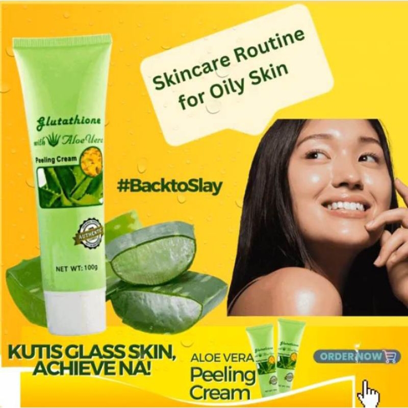 GLUTATHIONE WITH ALOE VERA MAGIC PEELING CREAM (100 g | Shopee Philippines