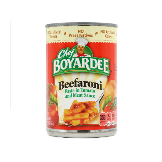 ON SALE:Chef Boyardee Beefaroni Pasta In Tomato & Meat Sauce 425g Made ...