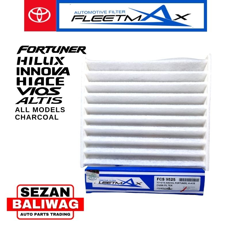 FLEETMAX CABIN FILTER AIRCON FILTER TOYOTA FORTUNER INNOVA HILUX HIACE ...